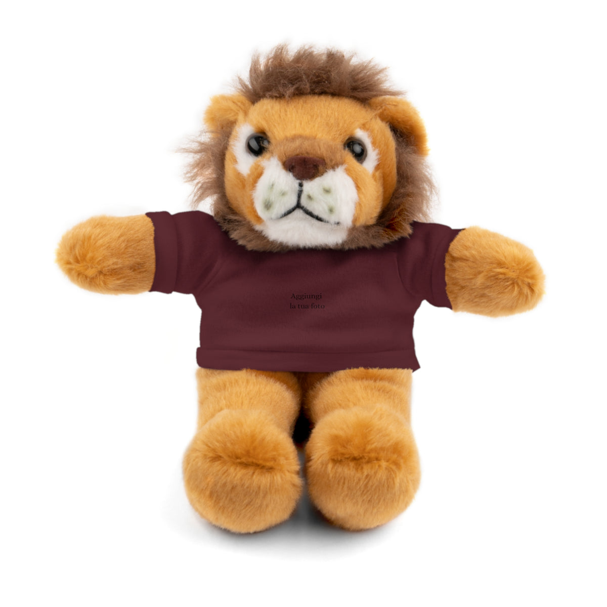 Peluche Personalizzato con Maglietta in Cotone – Orso, Coniglietto, Panda e Altri Animaletti 🧸