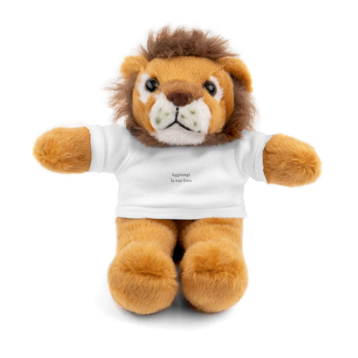 Peluche Personalizzato con Maglietta in Cotone – Orso, Coniglietto, Panda e Altri Animaletti 🧸