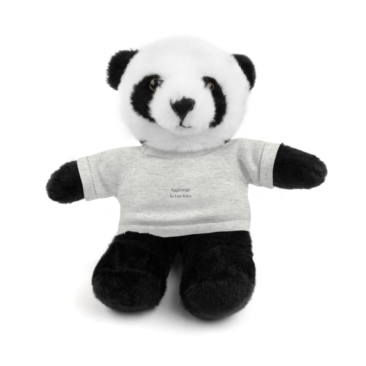 Peluche Personalizzato con Maglietta in Cotone – Orso, Coniglietto, Panda e Altri Animaletti 🧸