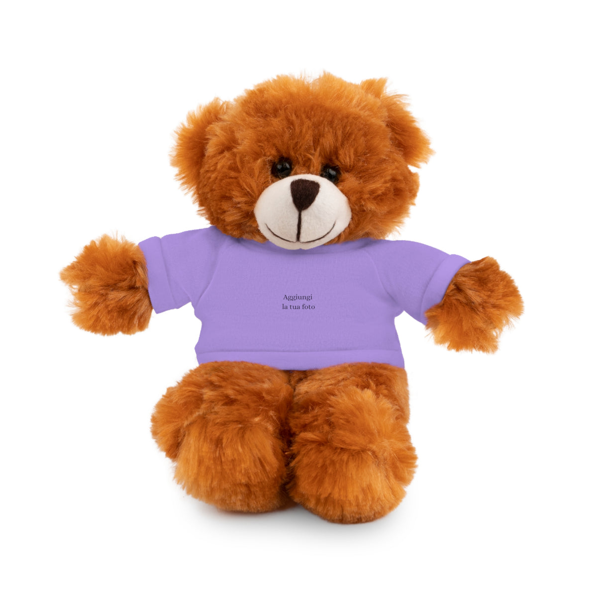 Peluche Personalizzato con Maglietta in Cotone – Orso, Coniglietto, Panda e Altri Animaletti 🧸