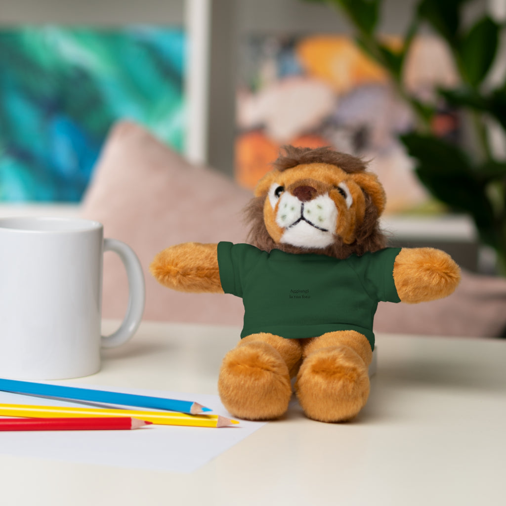 Peluche Personalizzato con Maglietta in Cotone – Orso, Coniglietto, Panda e Altri Animaletti 🧸