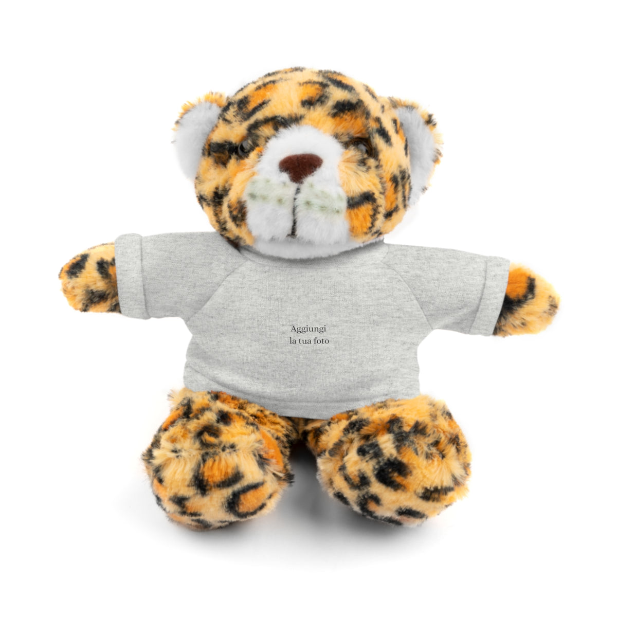Peluche Personalizzato con Maglietta in Cotone – Orso, Coniglietto, Panda e Altri Animaletti 🧸