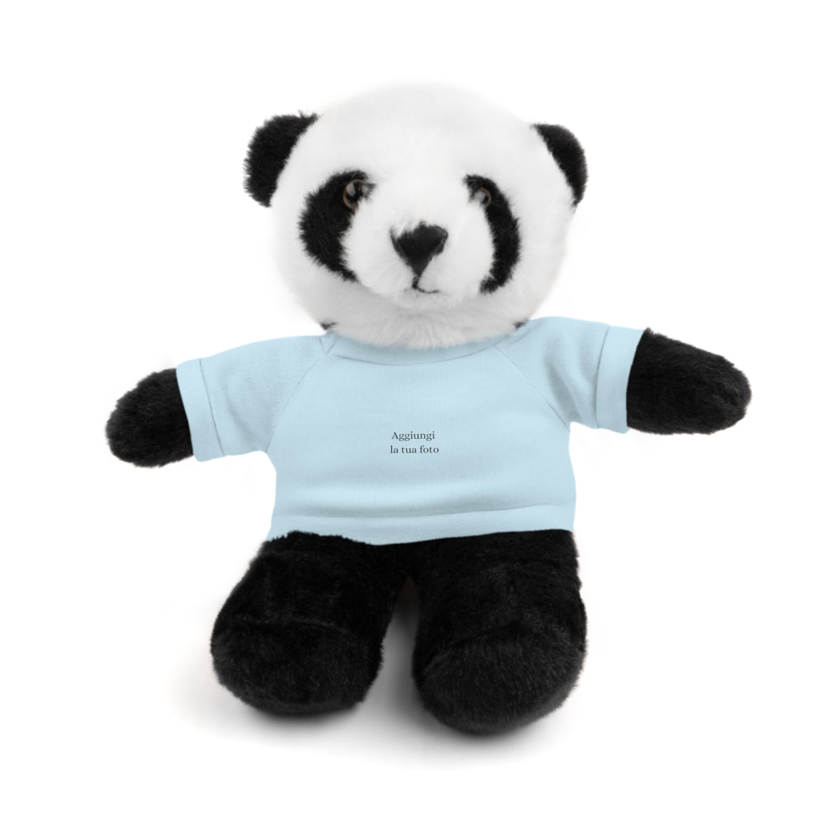 Peluche Personalizzato con Maglietta in Cotone – Orso, Coniglietto, Panda e Altri Animaletti 🧸