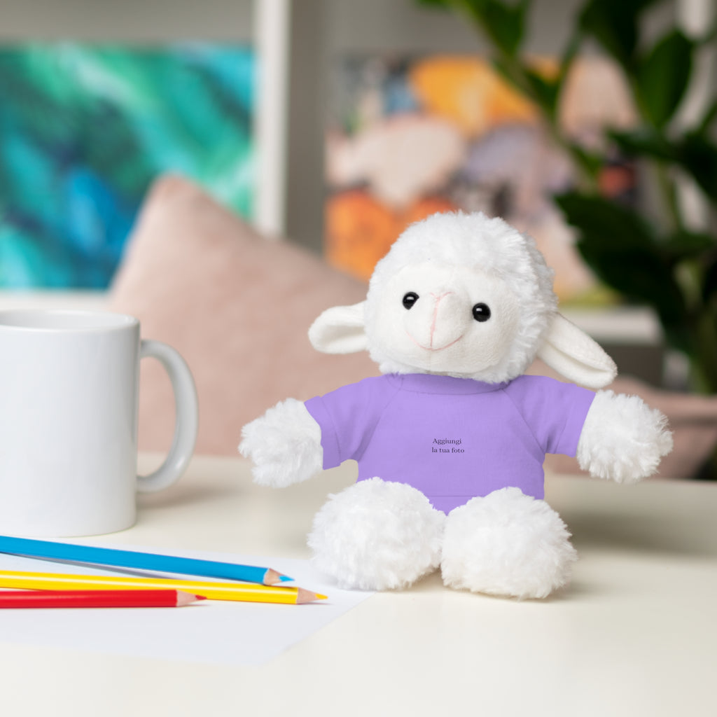 Peluche Personalizzato con Maglietta in Cotone – Orso, Coniglietto, Panda e Altri Animaletti 🧸