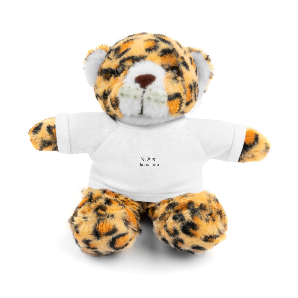Peluche Personalizzato con Maglietta in Cotone – Orso, Coniglietto, Panda e Altri Animaletti 🧸