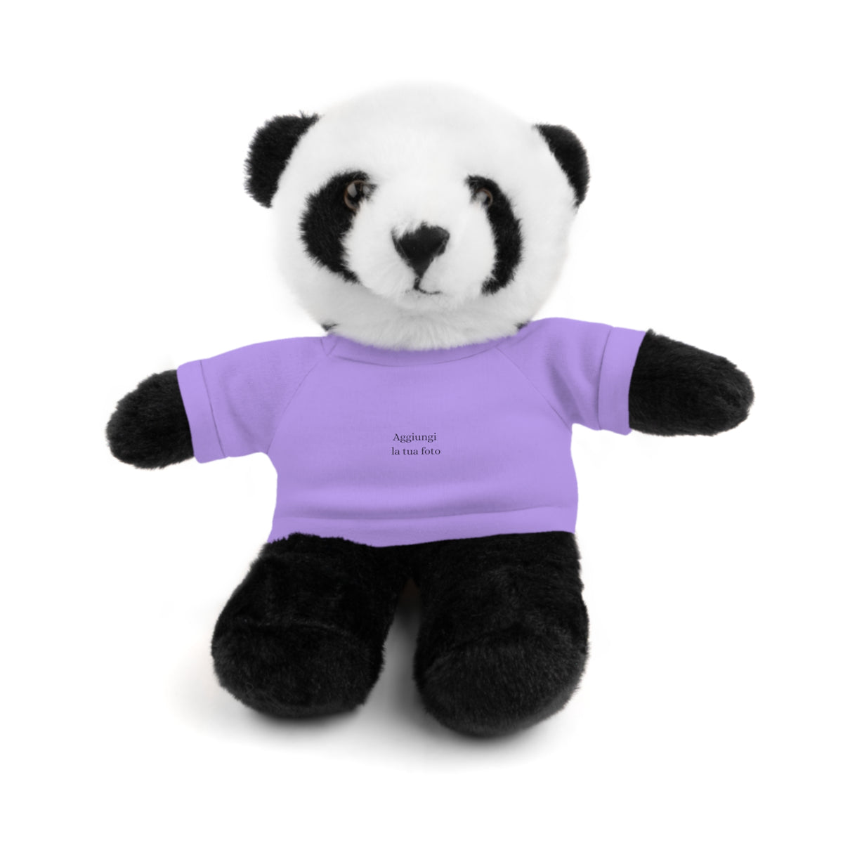 Peluche Personalizzato con Maglietta in Cotone – Orso, Coniglietto, Panda e Altri Animaletti 🧸