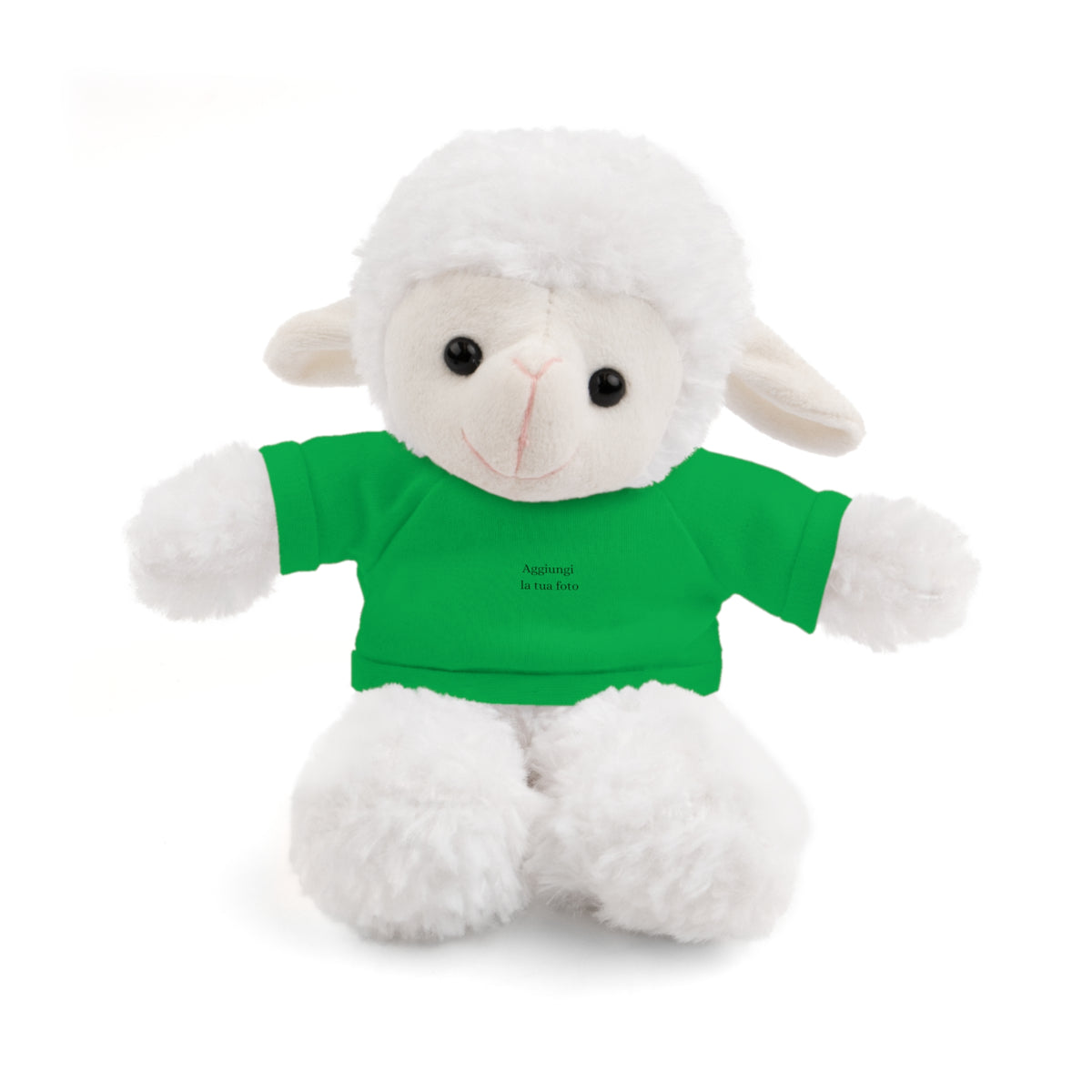 Peluche Personalizzato con Maglietta in Cotone – Orso, Coniglietto, Panda e Altri Animaletti 🧸