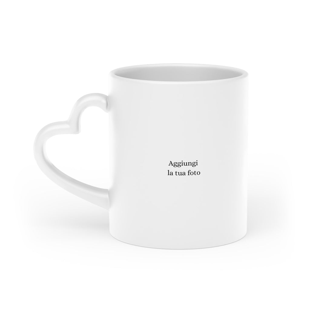 Tazza in Ceramica con Manico a Cuore da 330 ml