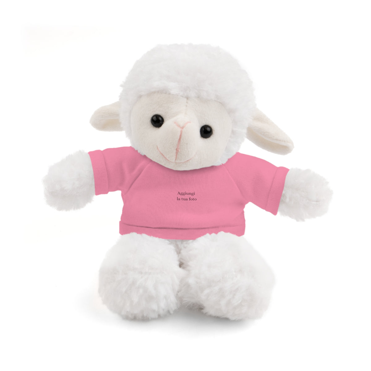 Peluche Personalizzato con Maglietta in Cotone – Orso, Coniglietto, Panda e Altri Animaletti 🧸