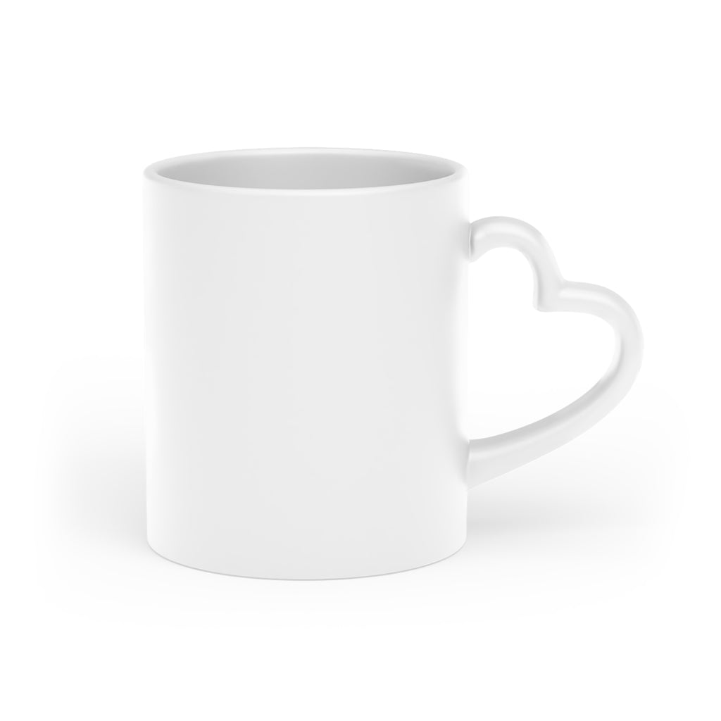 Tazza in Ceramica con Manico a Cuore da 330 ml