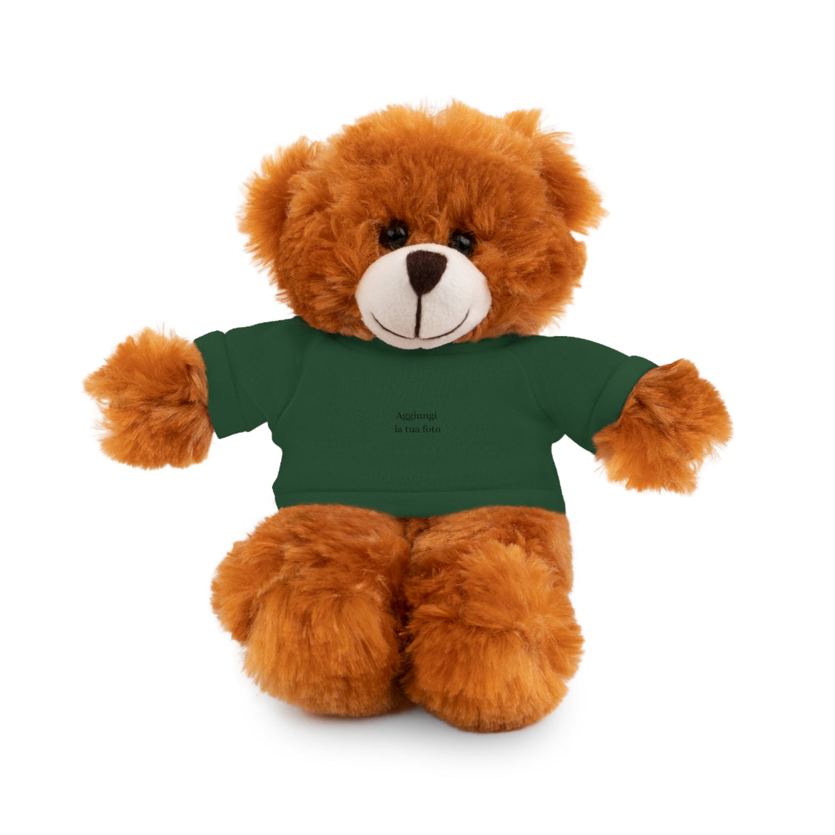 Peluche Personalizzato con Maglietta in Cotone – Orso, Coniglietto, Panda e Altri Animaletti 🧸