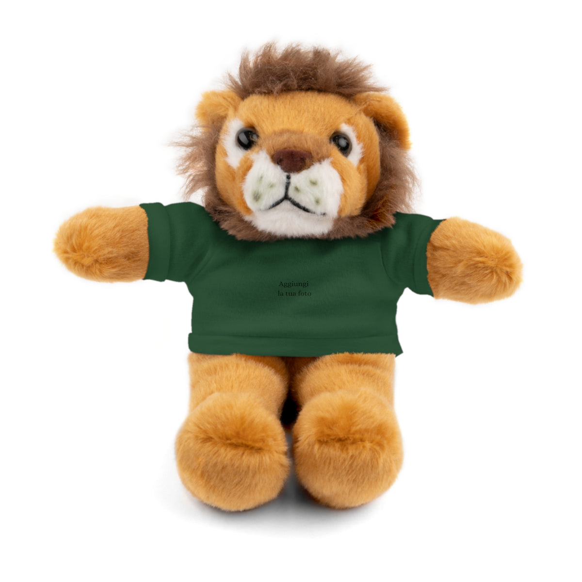 Peluche Personalizzato con Maglietta in Cotone – Orso, Coniglietto, Panda e Altri Animaletti 🧸