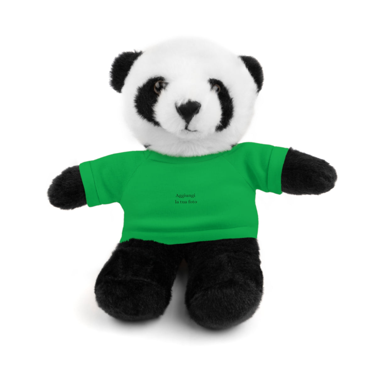 Peluche Personalizzato con Maglietta in Cotone – Orso, Coniglietto, Panda e Altri Animaletti 🧸