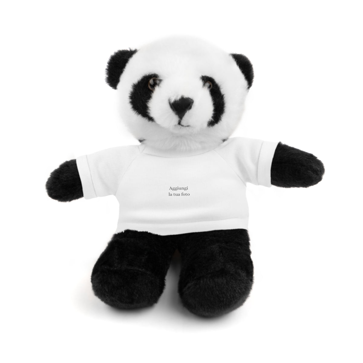 Peluche Personalizzato con Maglietta in Cotone – Orso, Coniglietto, Panda e Altri Animaletti 🧸