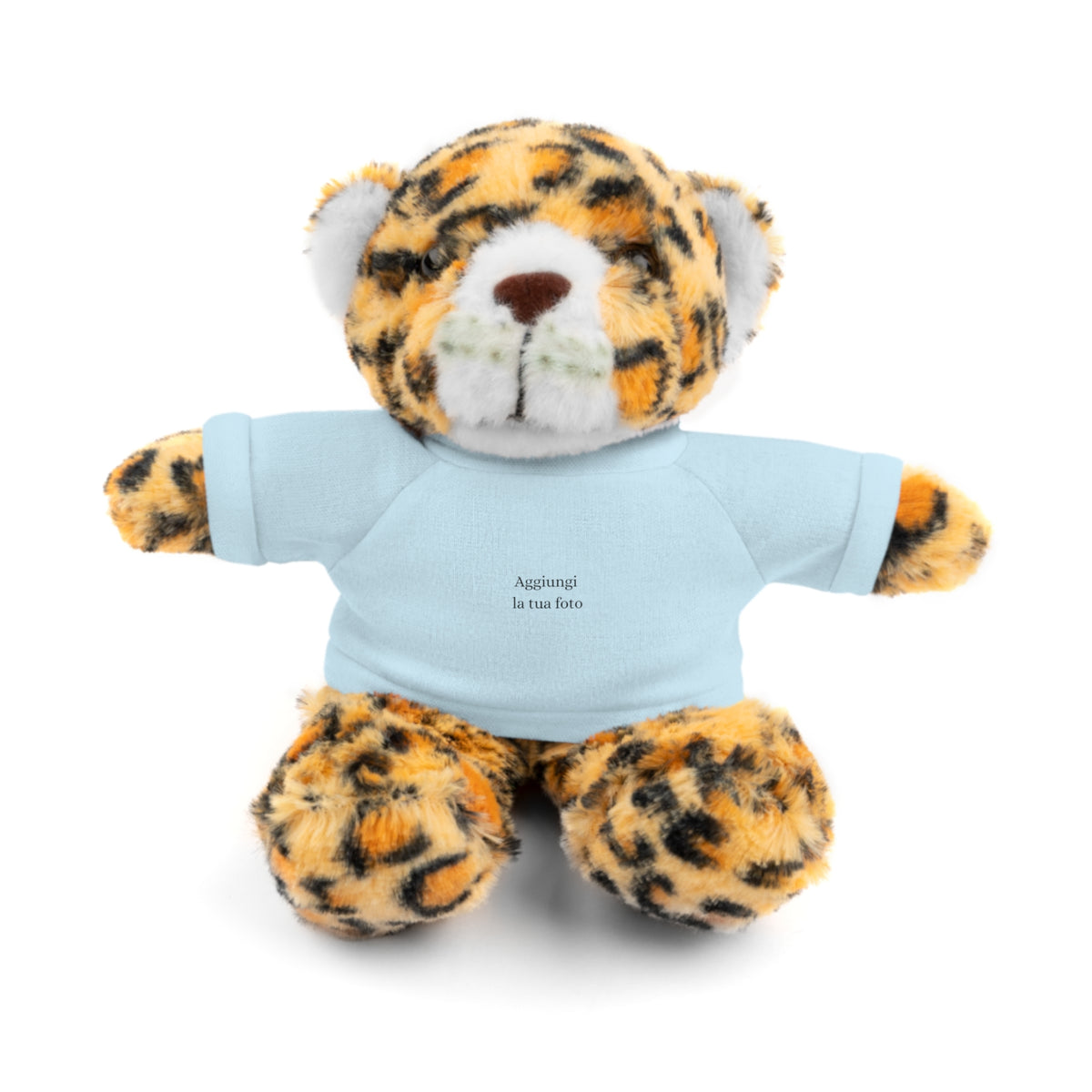 Peluche Personalizzato con Maglietta in Cotone – Orso, Coniglietto, Panda e Altri Animaletti 🧸
