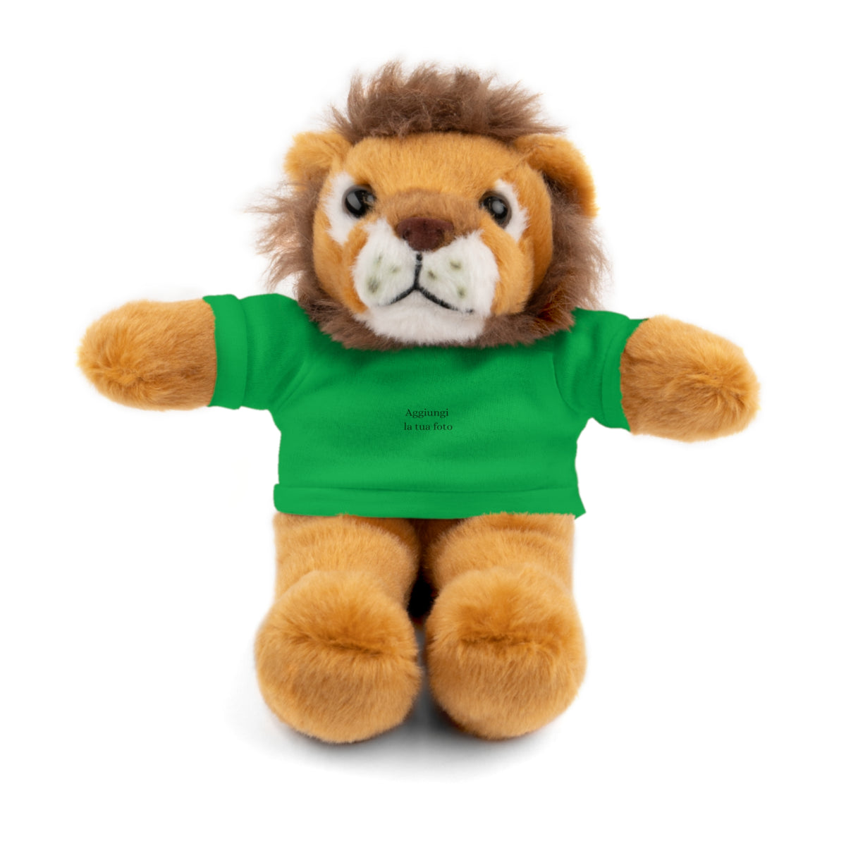 Peluche Personalizzato con Maglietta in Cotone – Orso, Coniglietto, Panda e Altri Animaletti 🧸