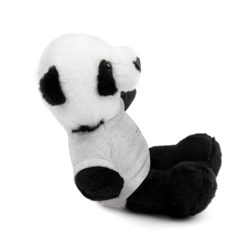 Peluche Personalizzato con Maglietta in Cotone – Orso, Coniglietto, Panda e Altri Animaletti 🧸