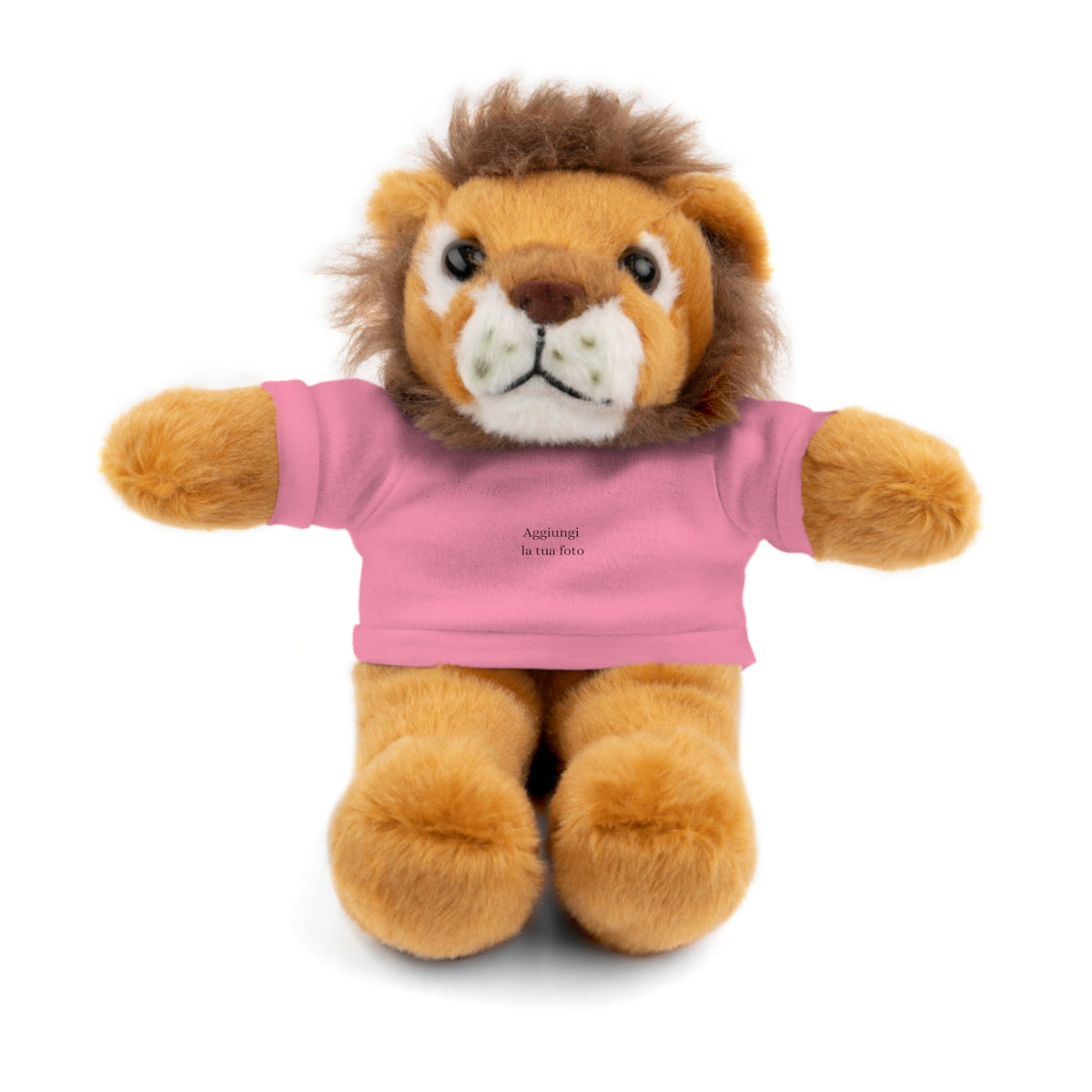 Peluche Personalizzato con Maglietta in Cotone – Orso, Coniglietto, Panda e Altri Animaletti 🧸