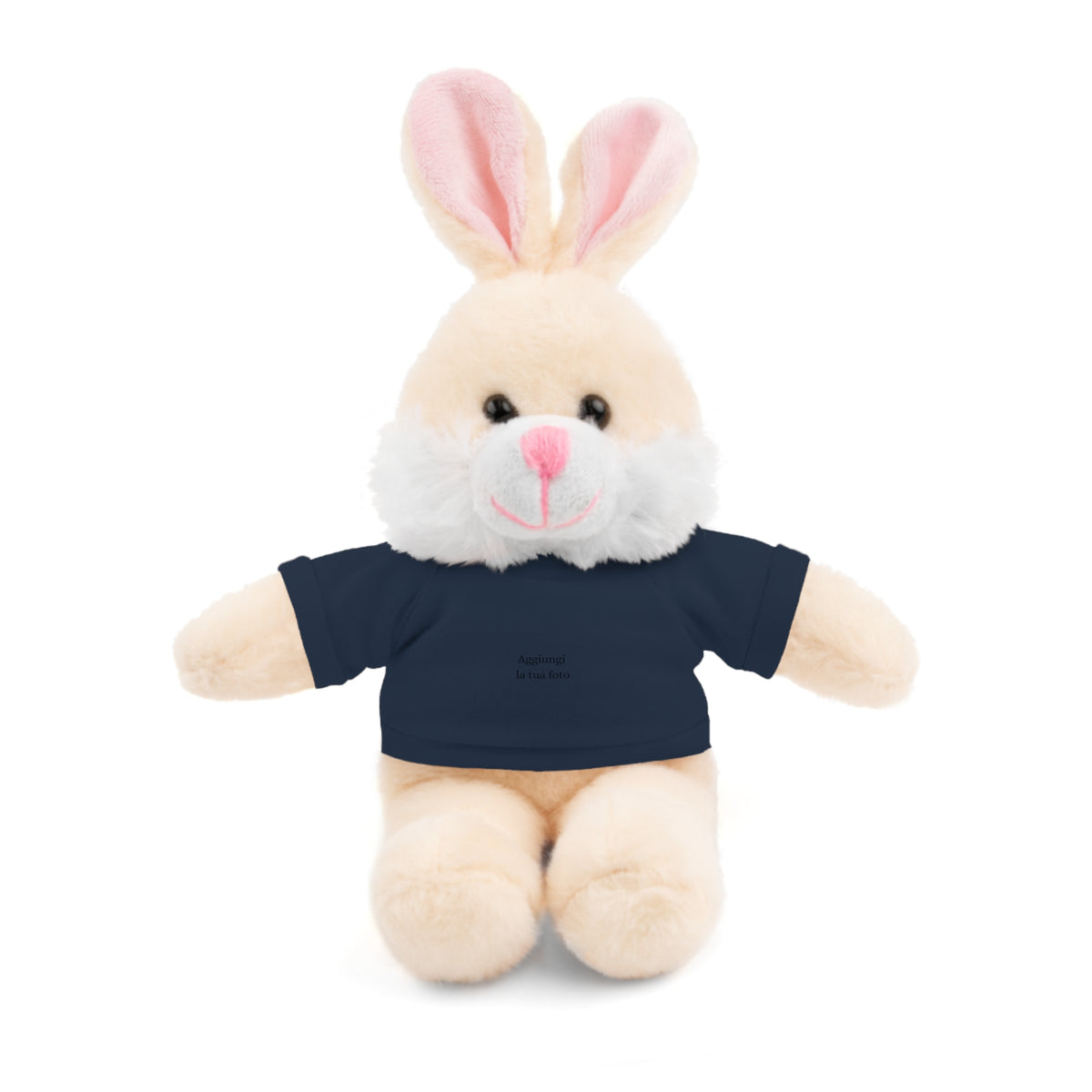 Peluche Personalizzato con Maglietta in Cotone – Orso, Coniglietto, Panda e Altri Animaletti 🧸
