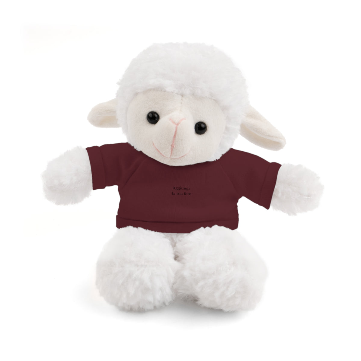 Peluche Personalizzato con Maglietta in Cotone – Orso, Coniglietto, Panda e Altri Animaletti 🧸