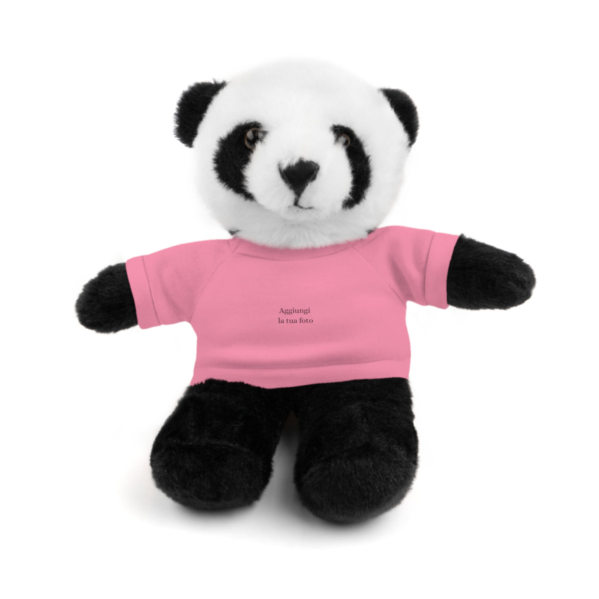Peluche Personalizzato con Maglietta in Cotone – Orso, Coniglietto, Panda e Altri Animaletti 🧸