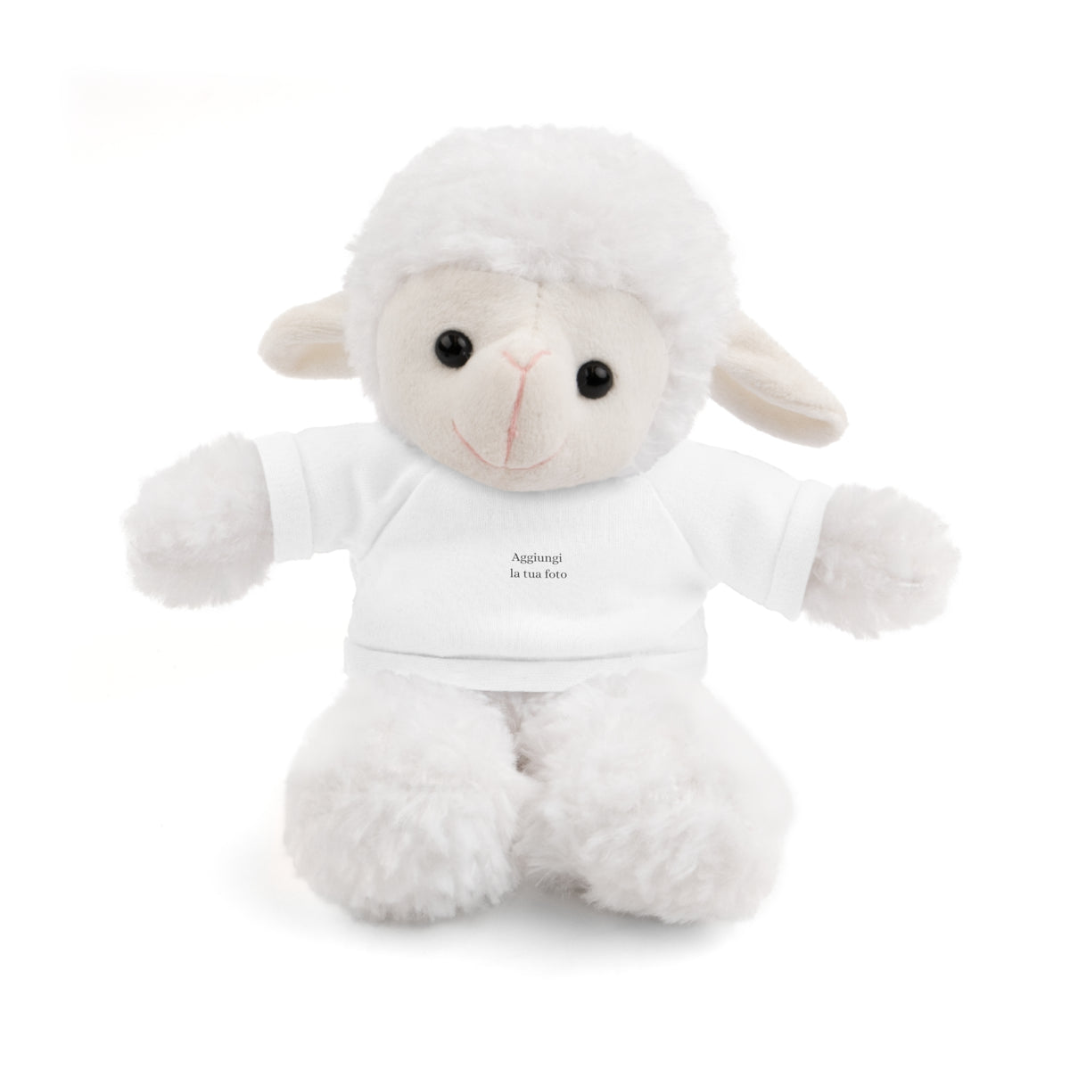 Peluche Personalizzato con Maglietta in Cotone – Orso, Coniglietto, Panda e Altri Animaletti 🧸