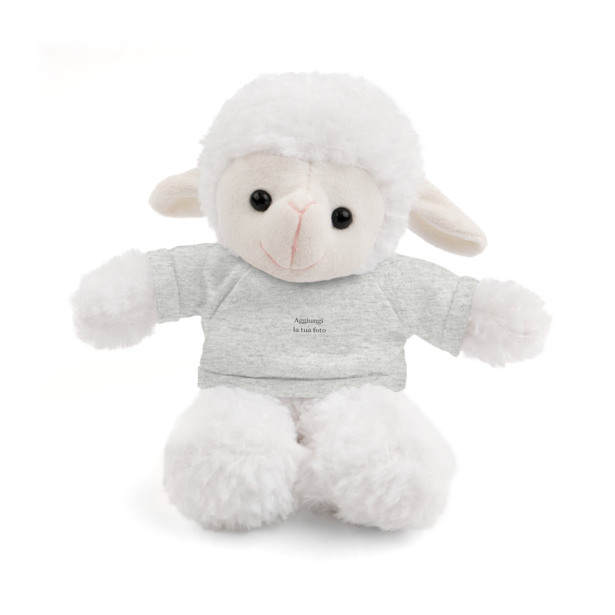 Peluche Personalizzato con Maglietta in Cotone – Orso, Coniglietto, Panda e Altri Animaletti 🧸