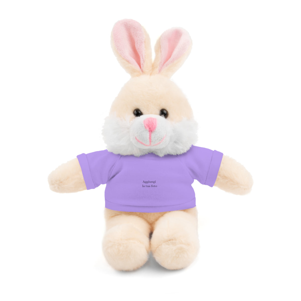 Peluche Personalizzato con Maglietta in Cotone – Orso, Coniglietto, Panda e Altri Animaletti 🧸