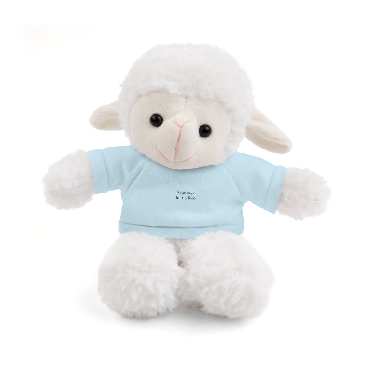 Peluche Personalizzato con Maglietta in Cotone – Orso, Coniglietto, Panda e Altri Animaletti 🧸
