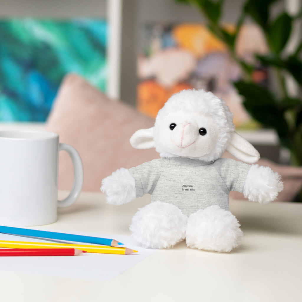 Peluche Personalizzato con Maglietta in Cotone – Orso, Coniglietto, Panda e Altri Animaletti 🧸