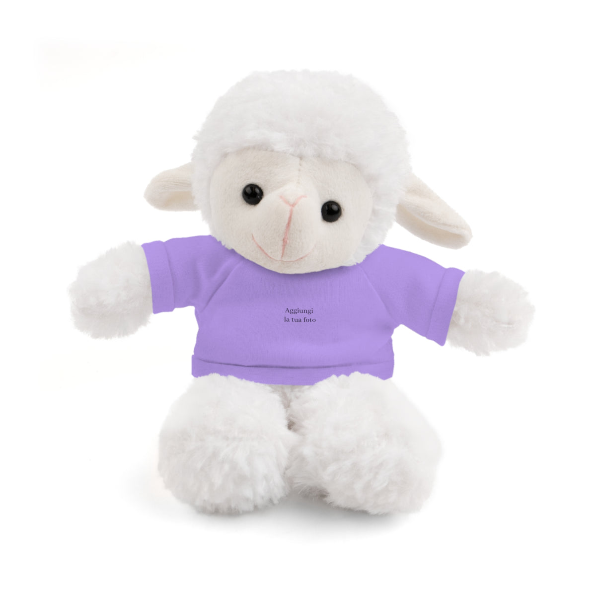 Peluche Personalizzato con Maglietta in Cotone – Orso, Coniglietto, Panda e Altri Animaletti 🧸