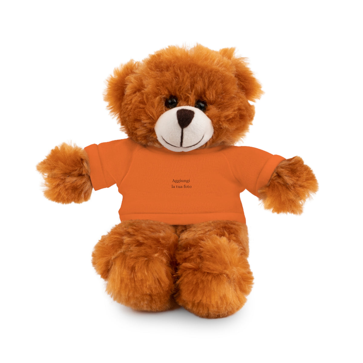Peluche Personalizzato con Maglietta in Cotone – Orso, Coniglietto, Panda e Altri Animaletti 🧸