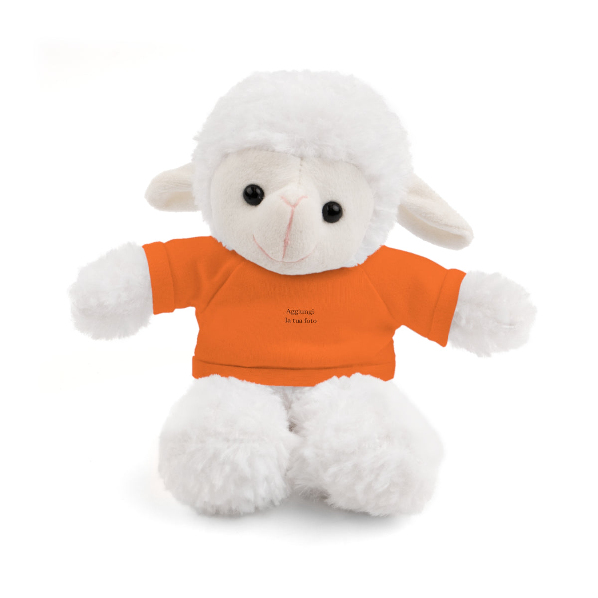 Peluche Personalizzato con Maglietta in Cotone – Orso, Coniglietto, Panda e Altri Animaletti 🧸