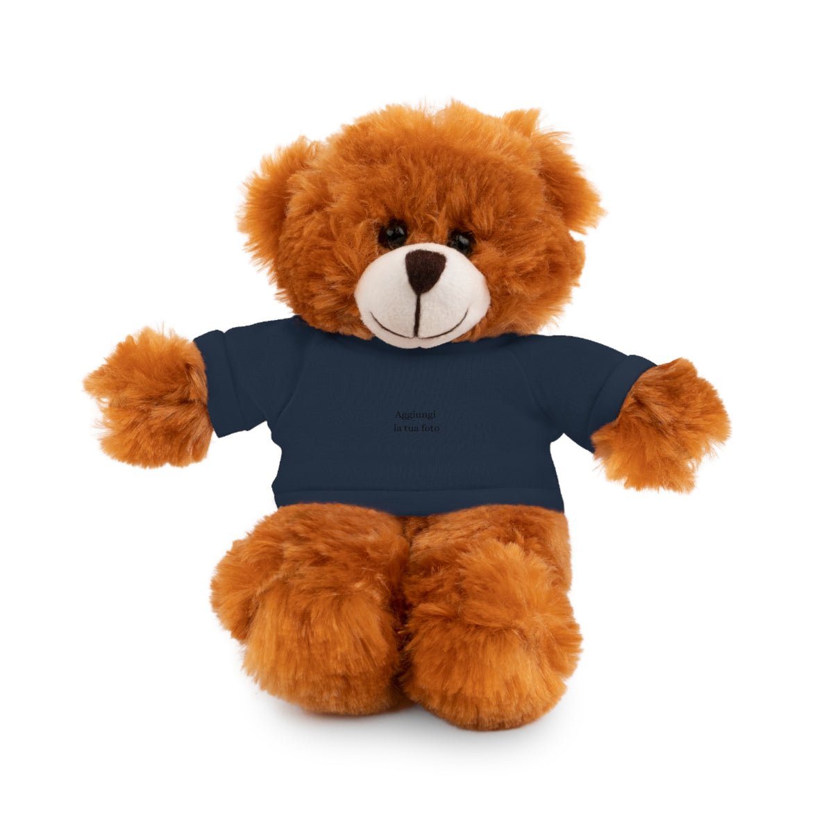 Peluche Personalizzato con Maglietta in Cotone – Orso, Coniglietto, Panda e Altri Animaletti 🧸
