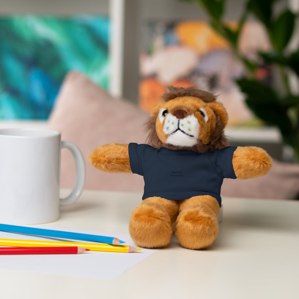 Peluche Personalizzato con Maglietta in Cotone – Orso, Coniglietto, Panda e Altri Animaletti 🧸