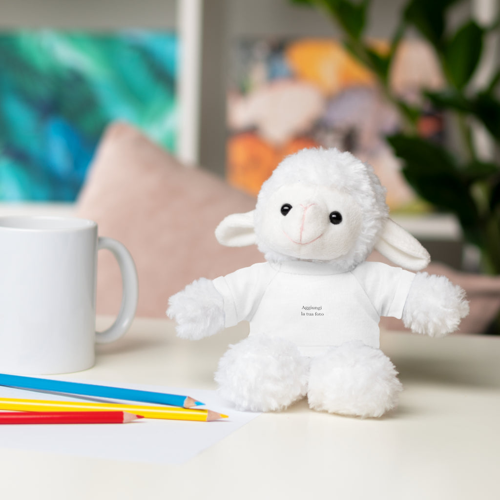 Peluche Personalizzato con Maglietta in Cotone – Orso, Coniglietto, Panda e Altri Animaletti 🧸