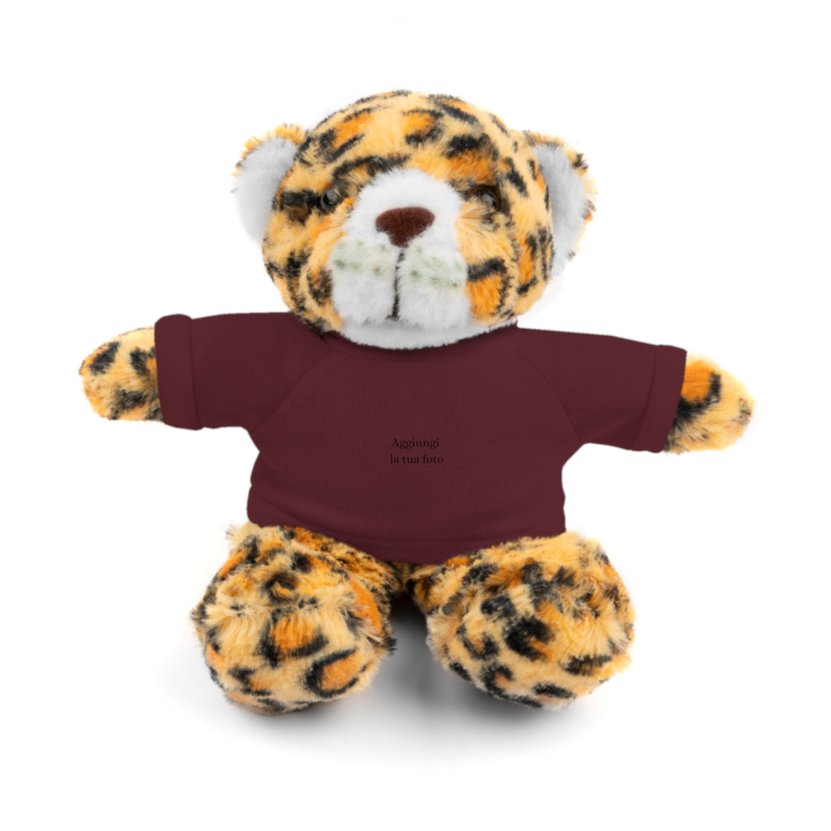 Peluche Personalizzato con Maglietta in Cotone – Orso, Coniglietto, Panda e Altri Animaletti 🧸