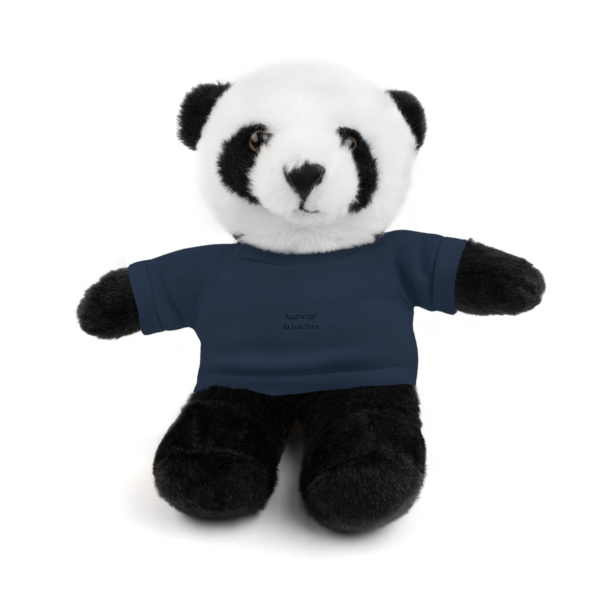 Peluche Personalizzato con Maglietta in Cotone – Orso, Coniglietto, Panda e Altri Animaletti 🧸