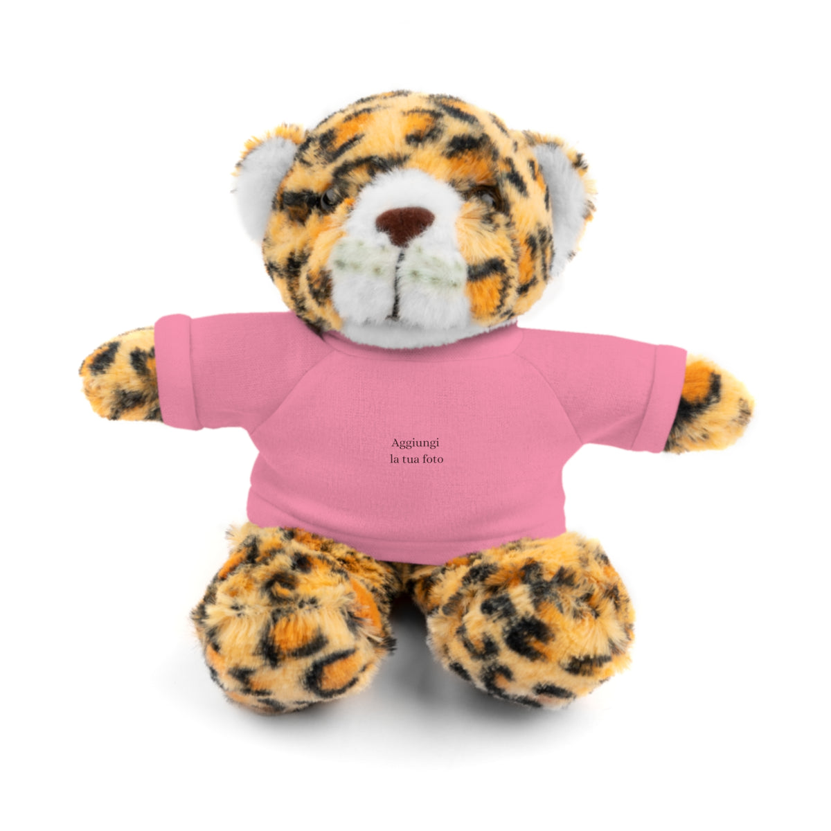 Peluche Personalizzato con Maglietta in Cotone – Orso, Coniglietto, Panda e Altri Animaletti 🧸