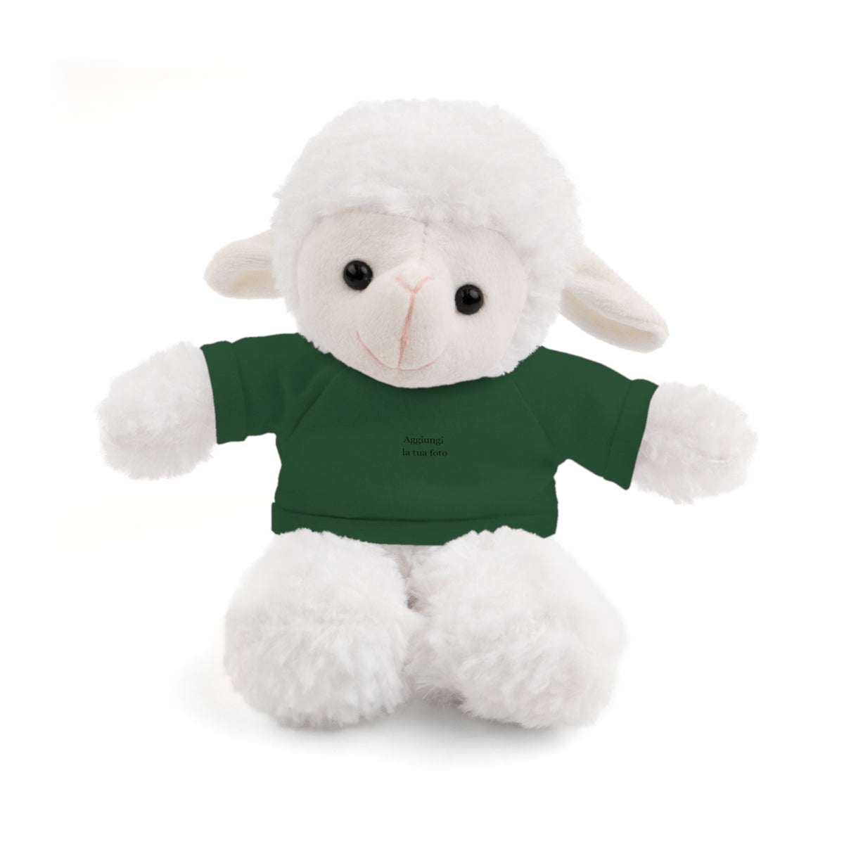 Peluche Personalizzato con Maglietta in Cotone – Orso, Coniglietto, Panda e Altri Animaletti 🧸
