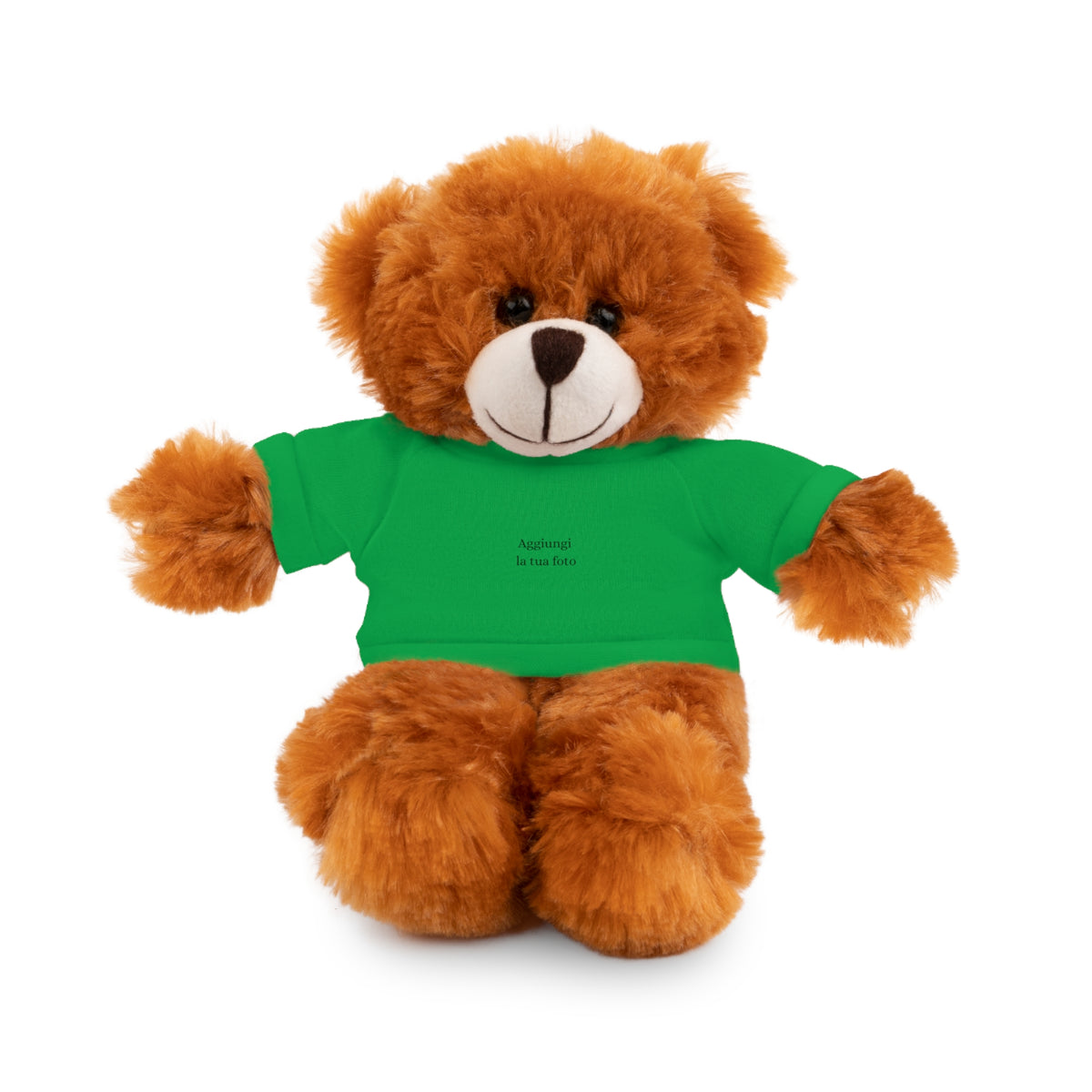 Peluche Personalizzato con Maglietta in Cotone – Orso, Coniglietto, Panda e Altri Animaletti 🧸
