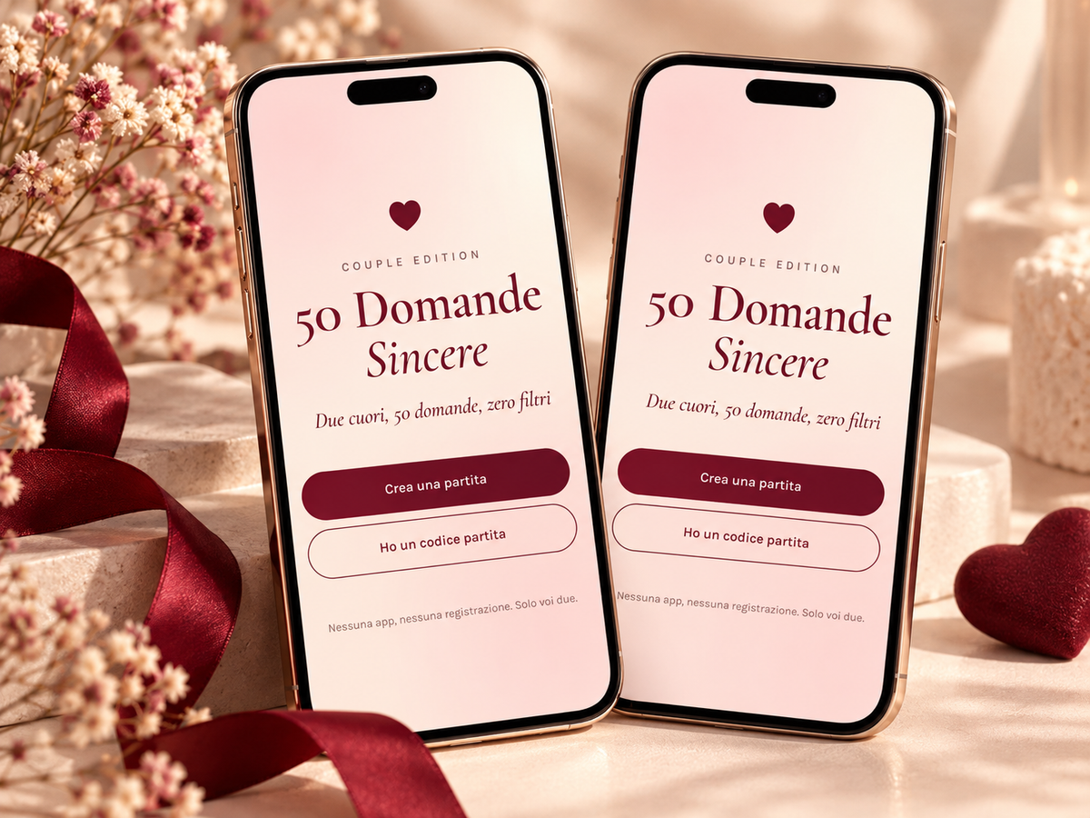 50 Domande Sincere — Couple Edition